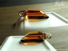 画像4: 特濃ディープカラー☆ザンビア産スモーキーシトリンの結晶カットルースペンダントトップ (4)