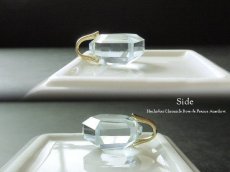 画像4: ヒマラヤ・アクアマリンの小粒な６角カットルースペンダントトップ (4)