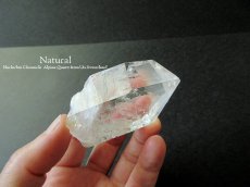 画像6: 希少なスイス産☆アルプス水晶の菱形カットルースペンダントトップ (6)