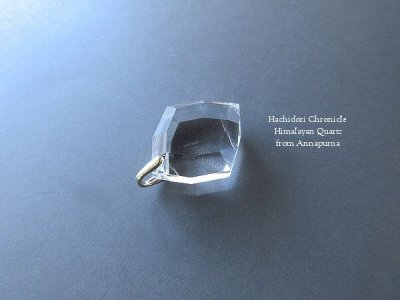画像3: アンナプルナ産 ◇ ヒマラヤ水晶 8角カット ペンダントトップ