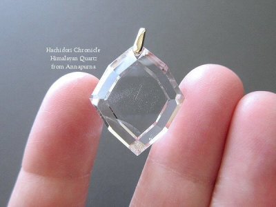 画像2: アンナプルナ産 ◇ ヒマラヤ水晶 8角カット ペンダントトップ