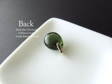 画像5: 極小粒 ☆ モルダバイトのドロップペンダントトップ (5)