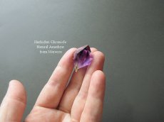 画像3: モロッコ産 ファントムアメシストの結晶カットペンダントトップ (3)