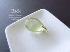 画像5: リビアングラス ☆ ドロップ ペンダントトップ  (5)