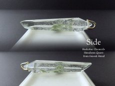 画像5: クローライト入り ☆ ガネーシュヒマール産ヒマラヤ水晶の結晶カットペンダントトップ (5)