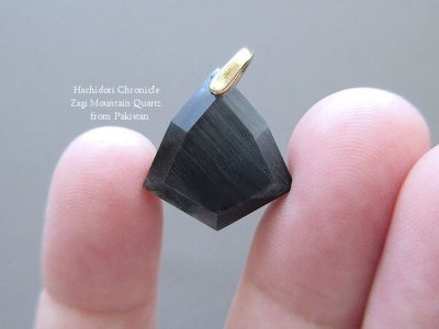 画像2: ザギマウンテンクォーツ ☆ 小さめ6角カット ペンダントトップ