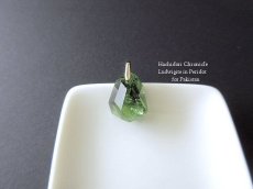 画像1: 小粒ラフカット ☆ ルドウィジャイトインペリドットの結晶カットペンダントトップ (1)