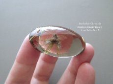 画像6: ルチルインスモーキークォーツの磨き石 (6)