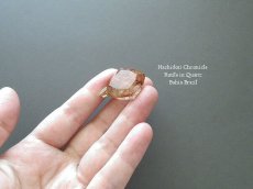 画像3: オレンジルチルクォーツ / 8角カット ペンダントトップ (3)